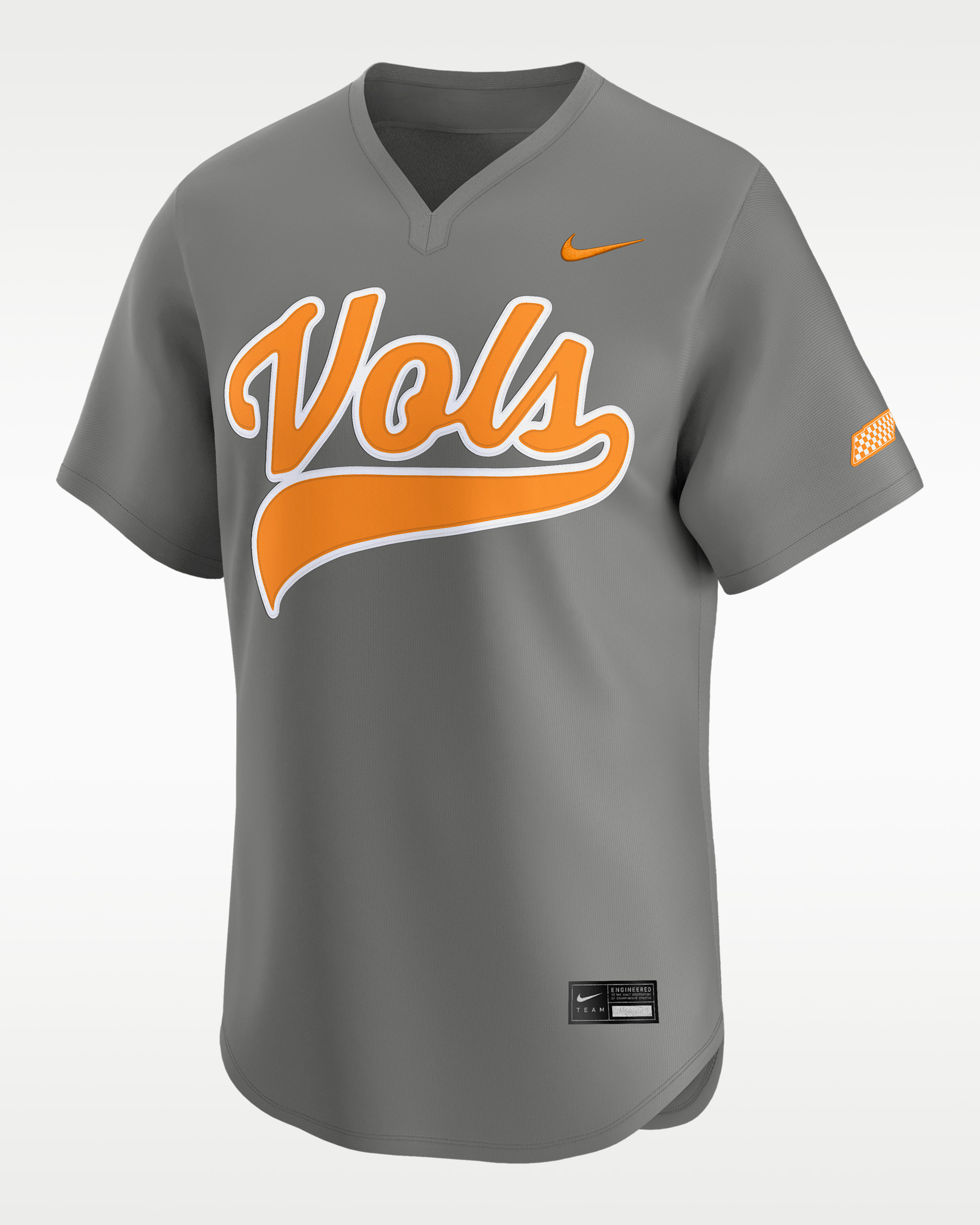 Tennessee Wordmark Men's Nike College Limited Baseball Jersey